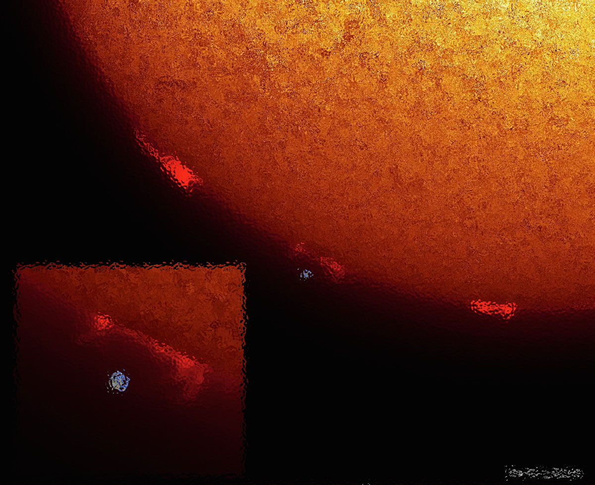 The sun contains 99.86% of the mass in our solar system and is large enough to fit 1.3 million Earths inside of it. Pretty big, right? 